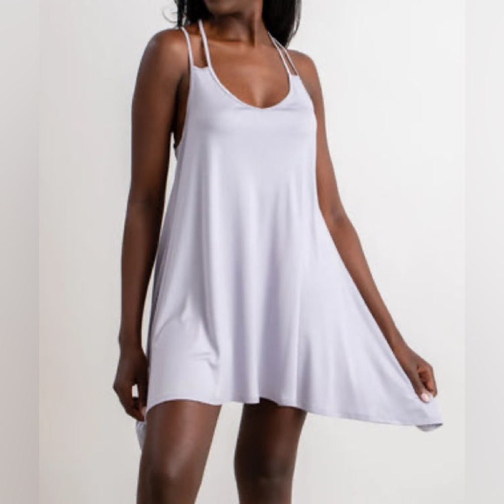 UWILA WARRIOR Purple Chemise XL/XXL A-line‎ Racerback Relaxed Fit Sustainable